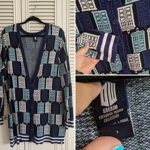 Dr. Who plus size cardigan